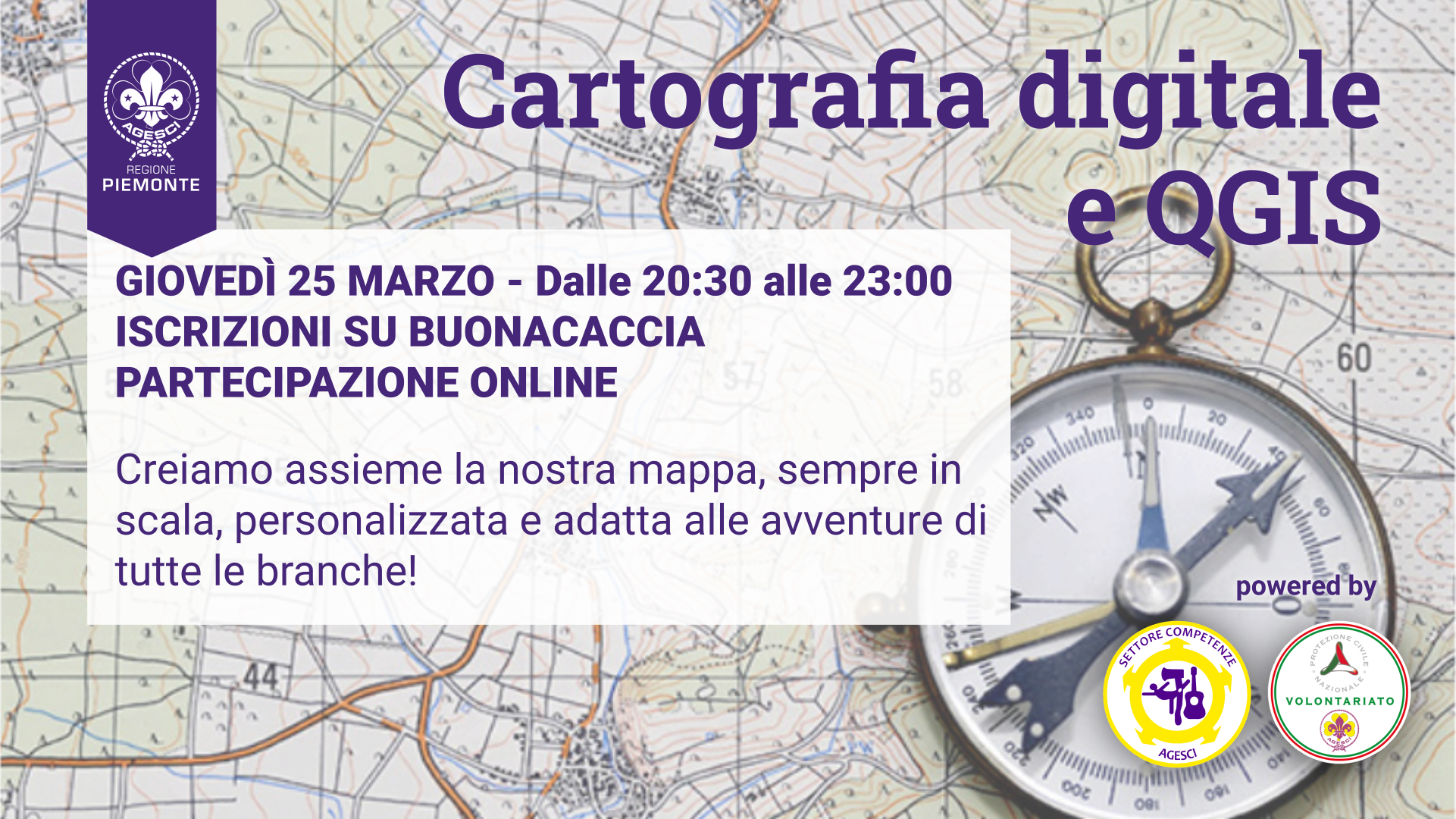 Workshop online per capi di Cartografia digitale e Qgis Edizioni