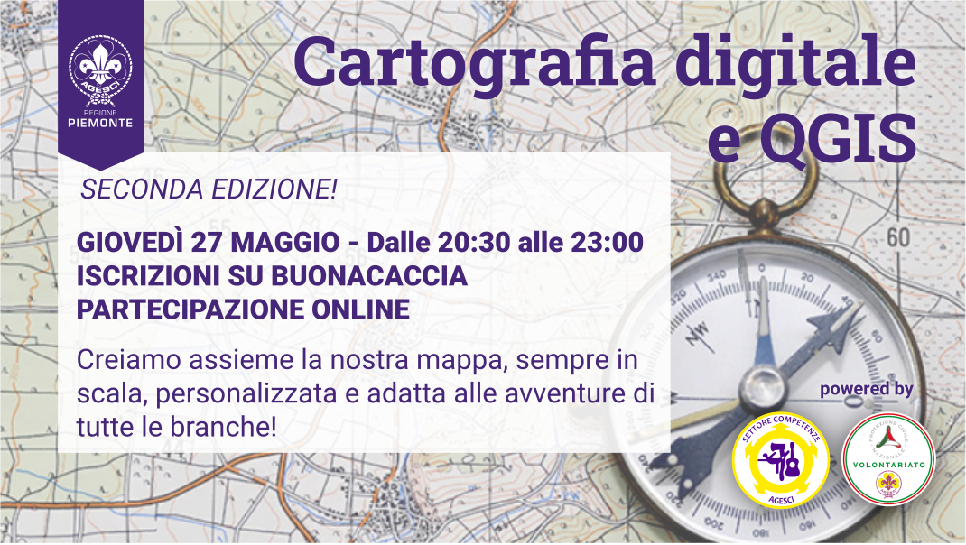 Workshop online per capi di Cartografia digitale e Qgis Edizioni